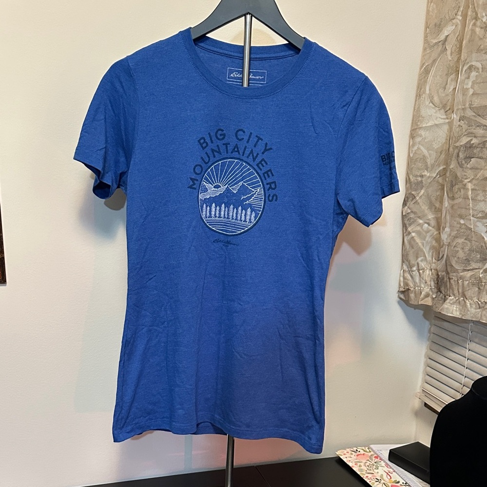Eddie Bauer Blue Short Sleeve Tee